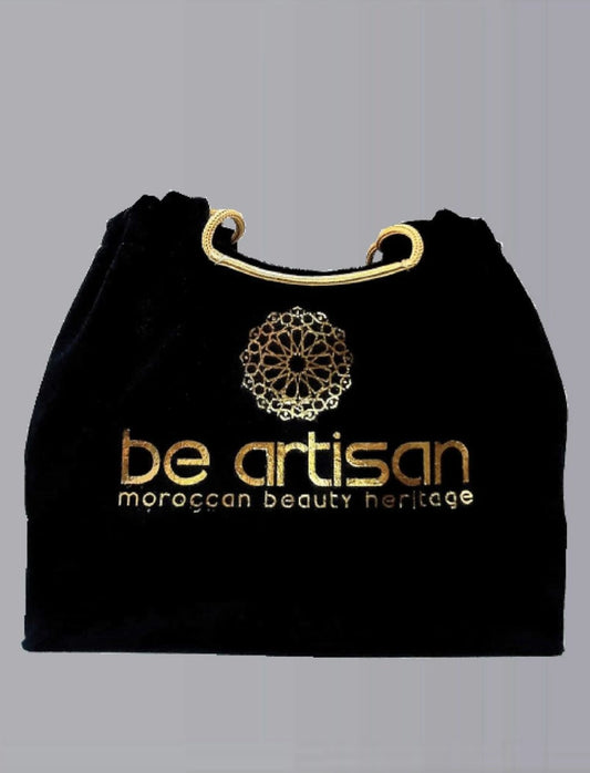 Handmade Velvet Gift Bag. Black