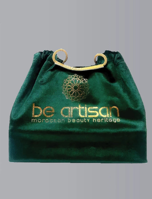 Handmade Velvet Gift Bag Green