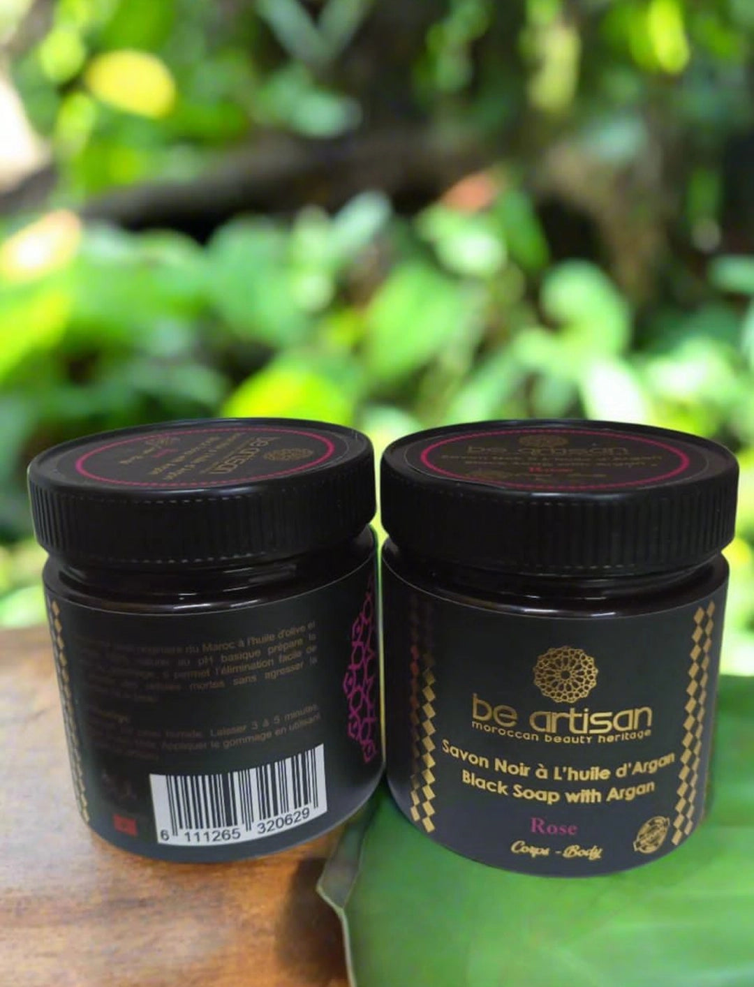 Rose & Argan Black Soap