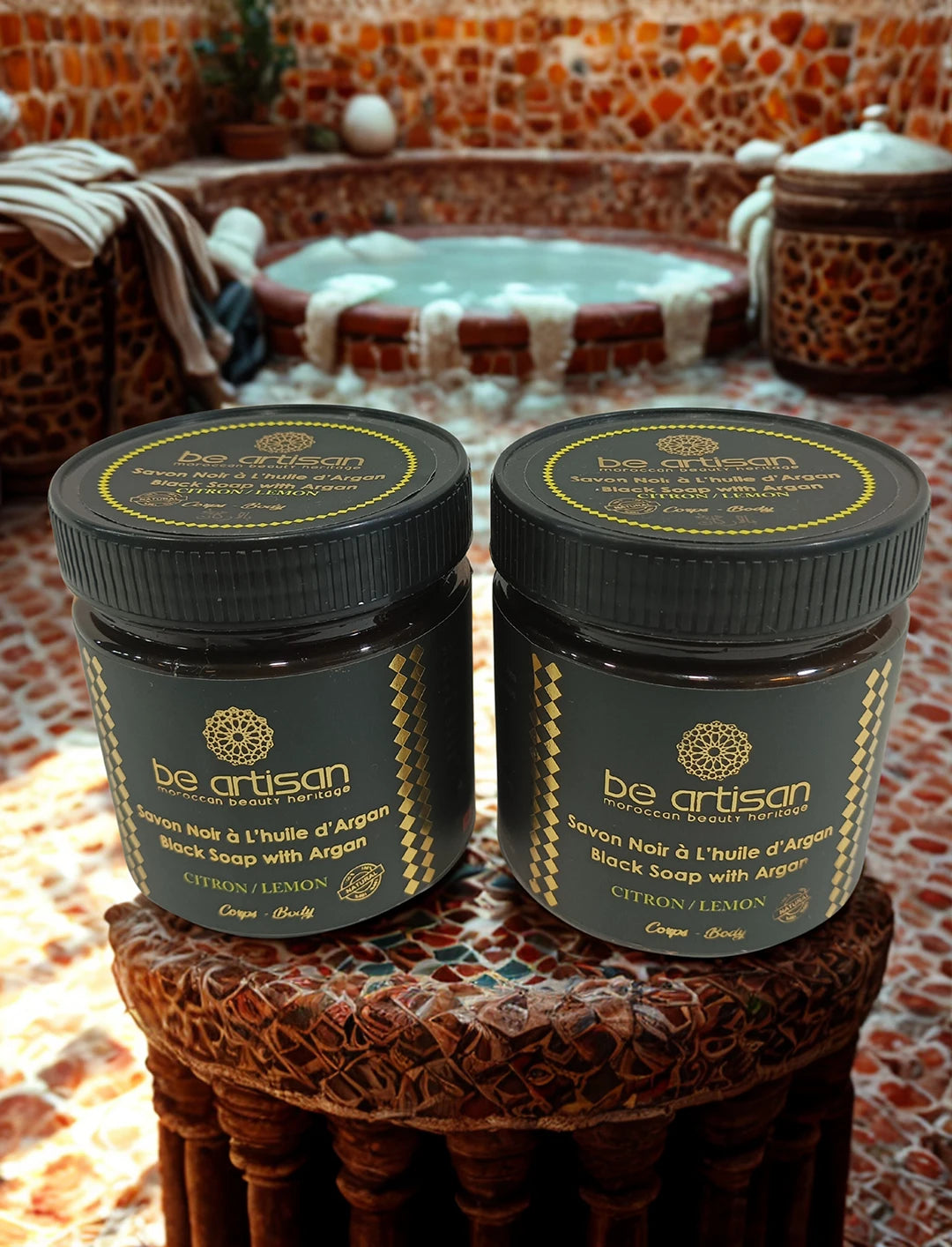 Black Soap Argan & Lemon