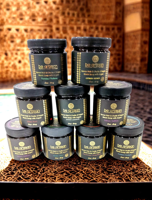 Black Soap Argan & Jasmine